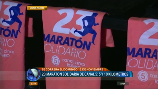 Se presentó la nueva edición de la Maratón de Canal 5