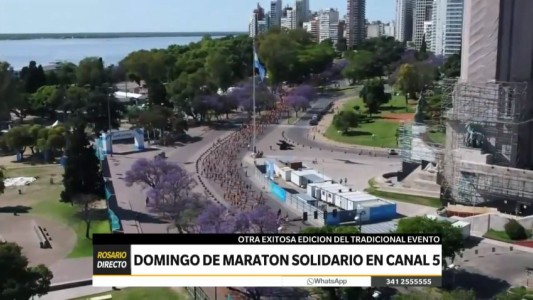 Así fue el 23 Maratón Solidario Canal Cinco de Rosario, ¡ya un clásico de la ciudad!