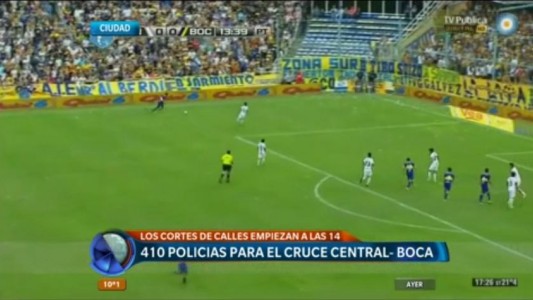 El partido entre Central y Boca contará con 410 efectivos policiales