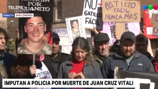 San Lorenzo: imputaron con prisión preventiva a un policía por la muerte de Juan Cruz