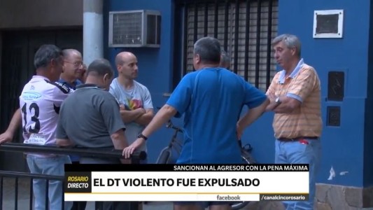 Expulsaron al DT que golpeó al árbitro en un partido de fútbol infantil