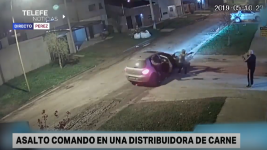 Violento robo en una distribuidora de carne en Pérez