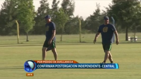 Confirman la postergación del partido Rosario Central - Independiente
