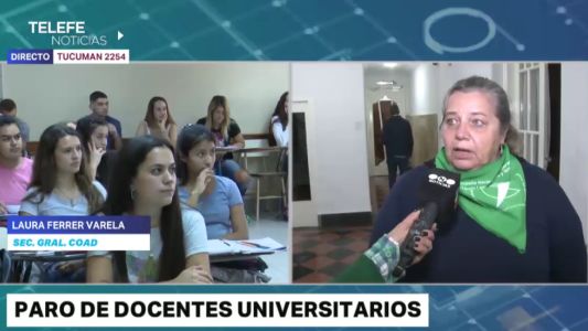Docentes universitarios van al paro jueves y viernes