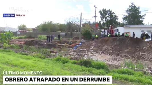 Un obrero murió tras quedar atrapado por un derrumbe en el pozo en el que trabajaba
