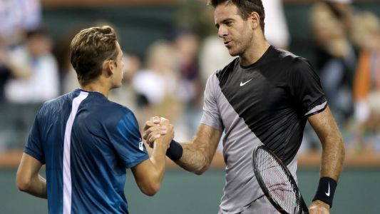 Del Potro y Mayer ganaron en Indian Wells y avanzaron a tercera ronda