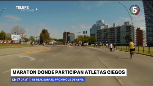 Convocan a una maratón en la que participarán personas ciegas y con disminución visual
