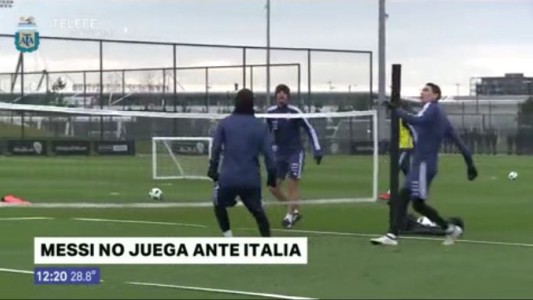 La Selección enfrentará a Italia sin Messi