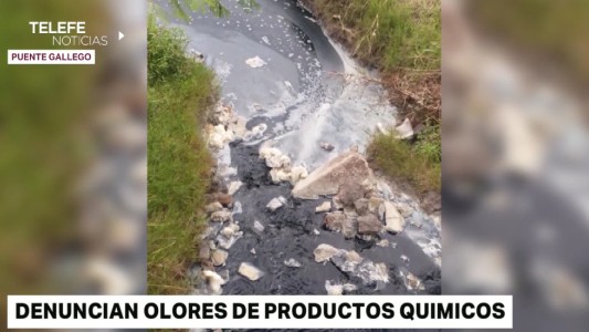 Vecinos de Puente Gallego denuncian la contaminación de un canal del Saladillo