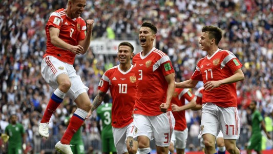 Mundial 2018: Rusia goleó a Arabia Saudita 5-0 en el partido apertura