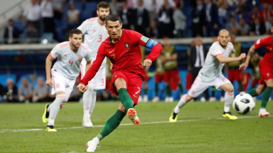 #Rusia2018: Cristiano marcó un triplete y salvó a Portugal de la derrota ante España
