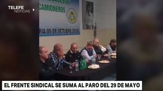 El Frente Sindical confirmó su adhesión al paro del 29 de mayo