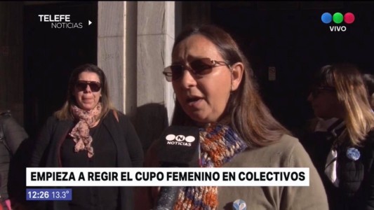 Empieza a regir el cupo femenino de colectiveras en el transporte público de pasajeros