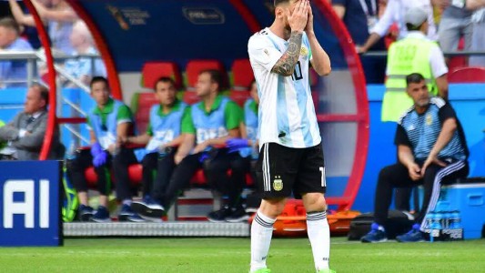 La tristeza de los Messi en el Kazán Arena