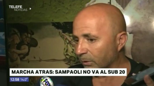 Marcha atrás: Jorge Sampaoli no quiere dirigir el Sub 20