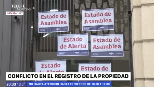 Atención restringida en el Registro de la Propiedad por una medida de fuerza de los trabajadores