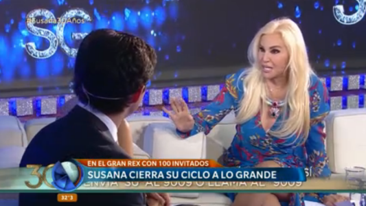 Susana cierra su ciclo en el Gran Rex con más de 100 invitados