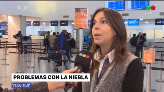 La intensa niebla trajo problemas en el aeropuerto