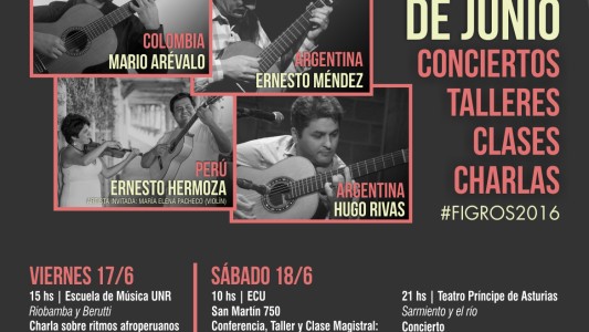 Se realizará en Rosario el VI Festival Internacional de Guitarra