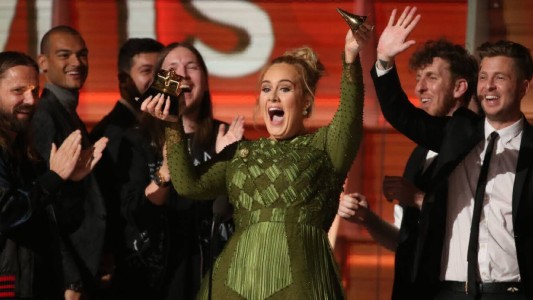 Adele, la gran ganadora en la noche de los Grammy