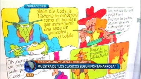 Centro Cultural Fontanarrosa: exponen trabajos casi desconocidos del "Negro"