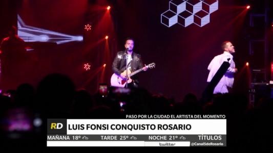 ¡Des-pa-cito! Así fue el paso de Luis Fonsi por Rosario