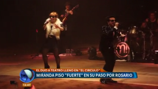 Miranda pisó fuerte en su paso por Rosario