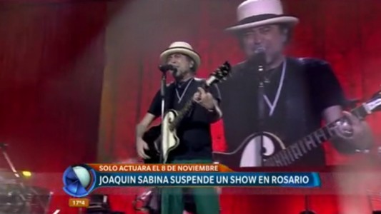 Sabina canceló el final de la gira "Lo niego todo" por problemas en su voz