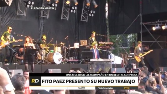 ¡Como en casa! Fito Páez presentó su último trabajo discográfico en Rosario
