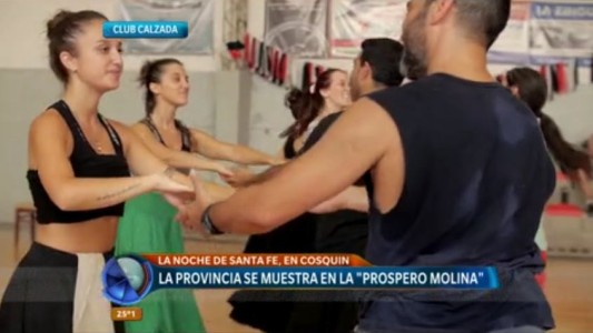 La noche de Santa Fe, en Cosquín