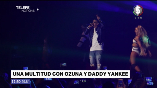Ozuna y Daddy Yankee hicieron bailar a una multitud en Rosario