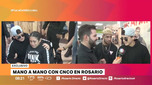 CNCO despertó pasiones en su paso por Rosario
