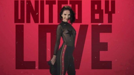 Natalia Oreiro presentó una de las canciones del Mundial