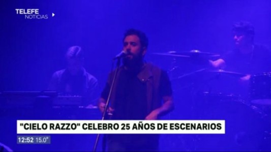 Cielo Razzo celebró 25 años en los escenarios