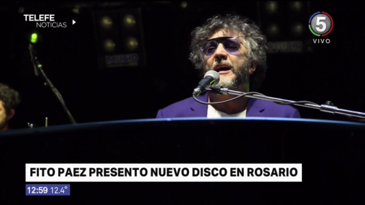 Fito Páez presentó "La ciudad liberada" en Rosario