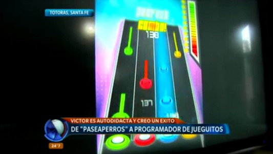 De Totoras para el mundo: Víctor, un programador autodidacta que desarrolló un verdadero éxito