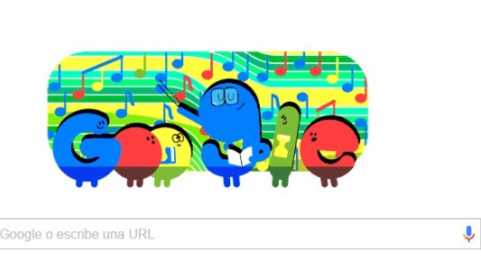 Google rinde homenaje a los maestros en su día con un doodle alusivo
