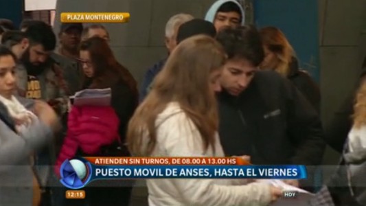 Anses: el puesto móvil funcionará hasta el viernes en la Plaza Montenegro