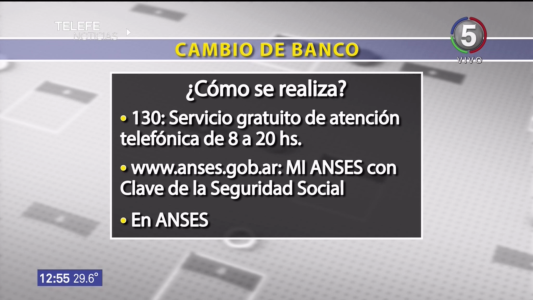 Micro de Anses: cómo realizar el cambio de banco