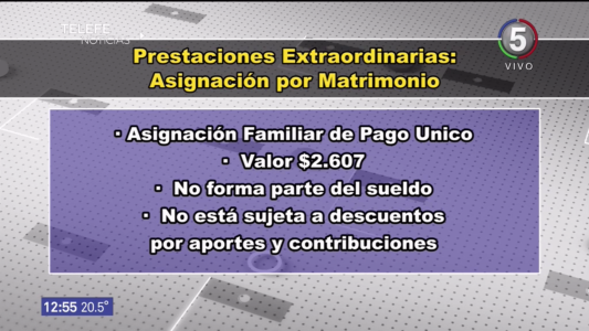 Micro de Anses: asignación extraordinaria por matrimonio