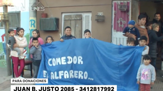 El “Chinwenwencha” colabora con un comedor comunitario de zona norte