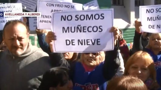 "Con frío no se aprende": una escuela de zona norte lleva un año sin servicio de gas