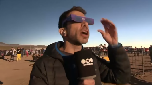La emoción del eclipse en primera persona: así fue el relato de Daniel Roggiano