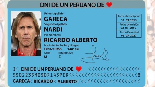 Gareca, un peruano de corazón