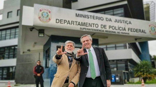 Alberto Fernández visitó a Lula en Brasil