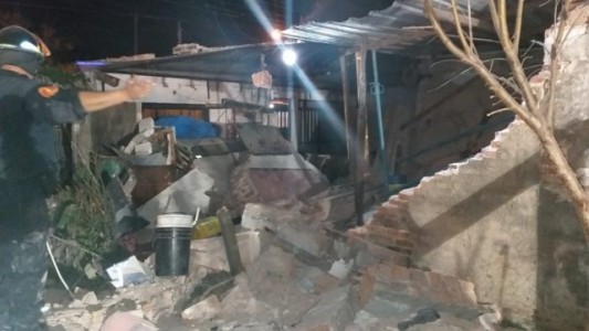 Una nena de cinco años murió tras derrumbarse parte de una vivienda en la zona oeste