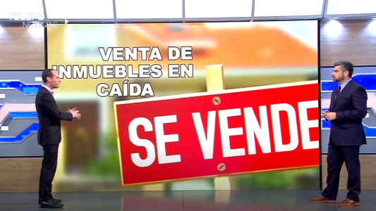 La venta de inmuebles continúa en caída