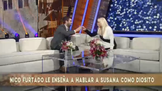 "Diosito" visitó a Susana: la genial imitación de la diva
