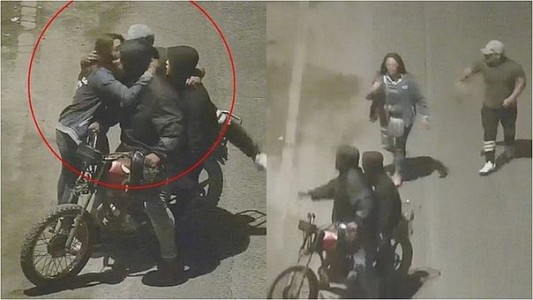 Iban a ser asaltados por tres "motochorros" que resultaron ser sus amigos