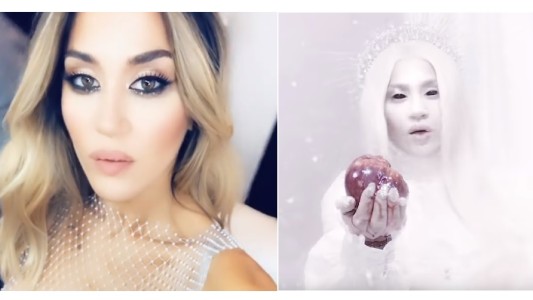 El infartante vestido de Jimena Barón para estrenar "Dos Corazones"